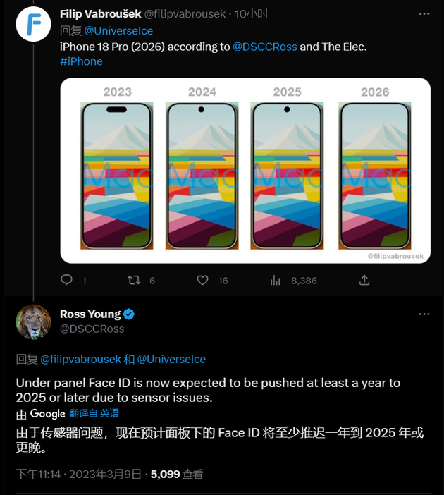 灌云苹果手机维修分享:屏下Face ID有什么优势？iPhone何时会有屏下Face ID？ 