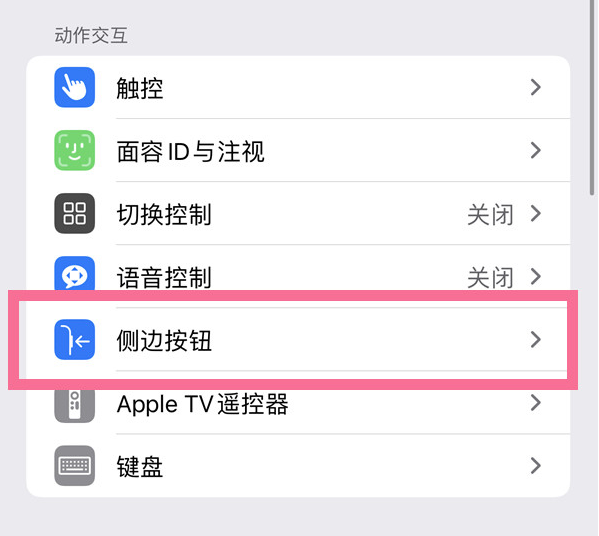 灌云苹果14维修店分享iPhone14 Plus侧键双击下载功能关闭方法 